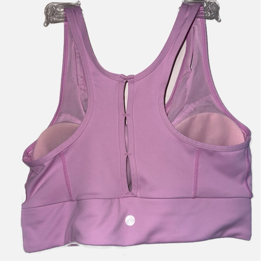 Apana- Yoga Lifestyle Padded Sports Bra Pink Lavender - Picture 3 of 6